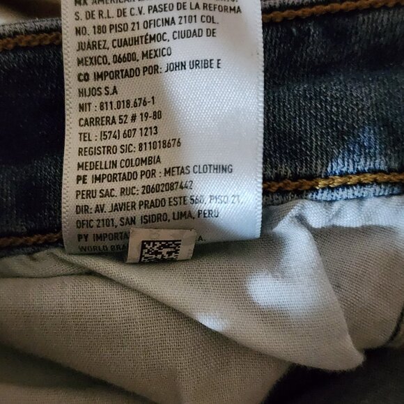 American Eagle Skinny Jeans 6L – Super Soft Stretch Blue Denim Mid Rise Long - Picture 11 of 11